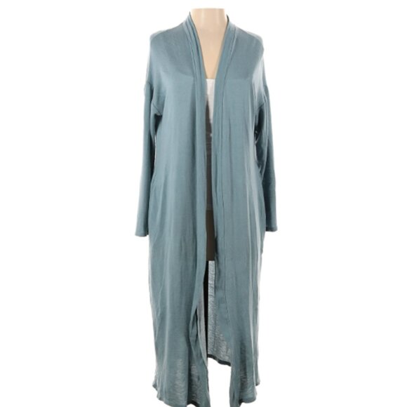 Elegantees Stroll Duster in Light Blue - Picture 2 of 5